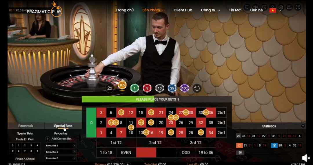 Game casino được đầu tư thiết kế và góc quay sắc nét